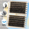 thumbnail image 4 of Kit de racimos de pestañas Yawamica Fluffy Lash Clusters 15-25 mm, 4 of 7