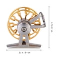 thumbnail image 3 of LEEYNEER Moulinet de Pêche à la Mouche, Cannes Ultralégères, Roue avant, 3 of 4