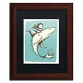 thumbnail image 2 of Carla Martell 'Fish Boy' Black Matted Framed Art, 2 of 5