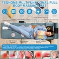 thumbnail image 2 of Full Body Massage Mat with Heat & Movable Shiatsu Neck Back Massager Pillow & Foot Massager, Massage Mattress Pad with Top Pillow & Lumbar Support,9 Massage Modes,10 Vibration Motors & 3 Heating Pads, 2 of 18
