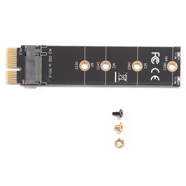 Tarjeta adaptadora Adaptador PCIE a M2 NVMe SSD M.2 PCIE M Key Reader compatible con 2230 2242 2260 2280 FLhrweasw El nuevo