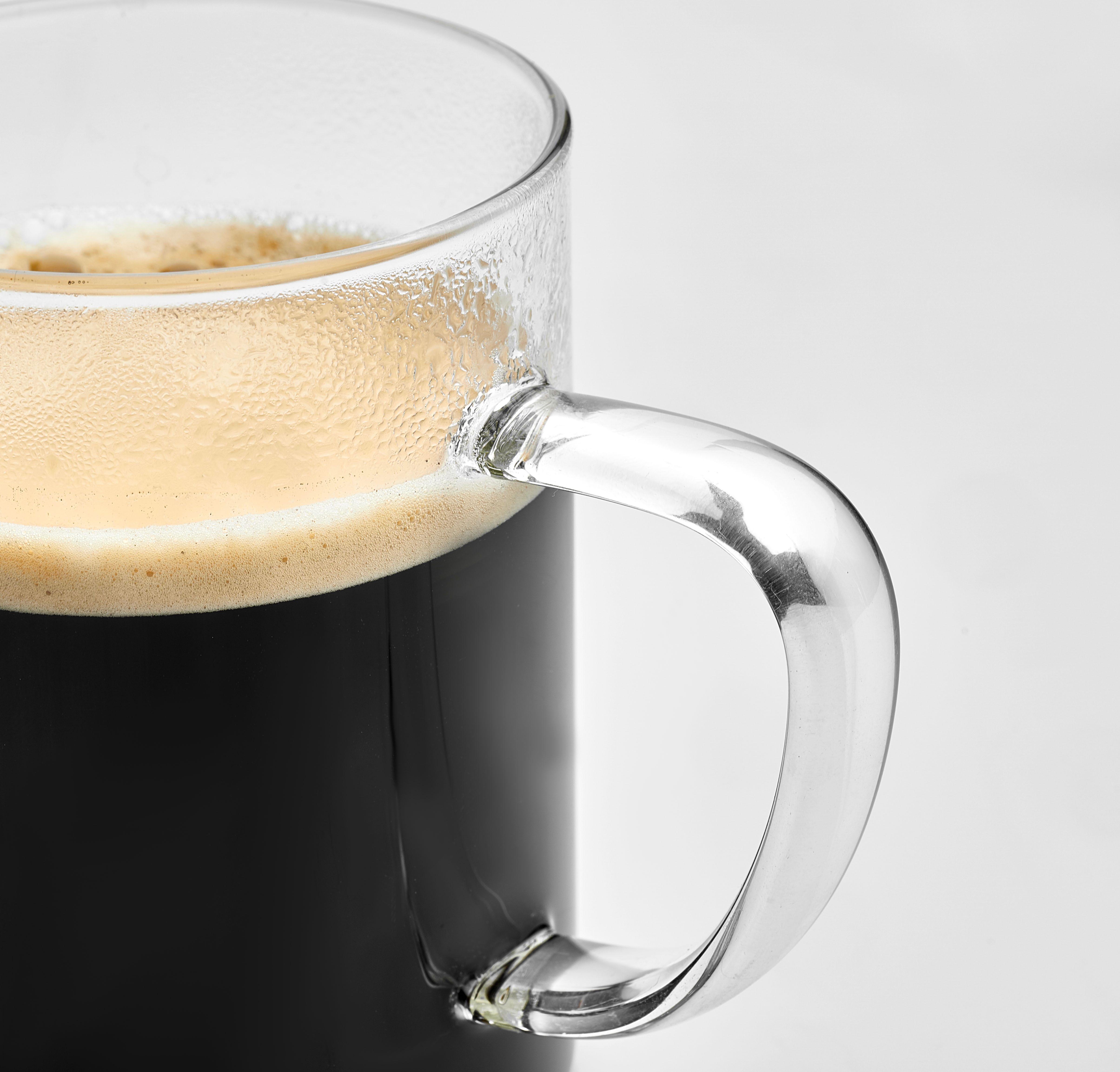 JavaFly Glass Mug, Set of Clear Cups for Cold and Hot Drinks, 10.5 oz.