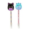 Fashion Angels Squishmallows Autumn and Rorty Toppers & Pens, 2 Pack