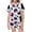 00-White244, variant on Byoo Toddler Girl's Halloween Sleepwear Set Notched Collar Black Cat Witch Pumpkin Print Nightwear Set Indoor Homewear Set,White