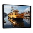thumbnail image 2 of Designart "Contrasts Along the Port Quayside III" Nautical & Beach Floater Framed Canvas Print, 2 of 7