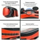 thumbnail image 3 of Padres Boxeo Cuero PU Objetivo Almohadilla Patada Curva para MMA Muay Thai () Rojo, 3 of 9