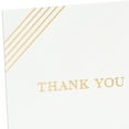 thumbnail image 5 of Hallmark Thank-You Notes (Diagonal Gold Stripes), 40 ct., 5 of 7
