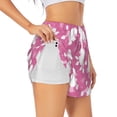 thumbnail image 2 of Haiem Cute Poodle Dog Women's 2 in 1 Running Shorts - Lightweight Athletic Workout Gym Yoga Breathable Sports Shorts Liner with Phone Pockets-Large, 2 of 9