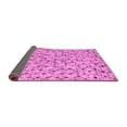 thumbnail image 2 of Ahgly Company Indoor Square Abstract Purple Modern Area Rugs, 4' Square, 2 of 4