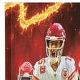 thumbnail image 4 of NFL Kansas City Chiefs Flaming Logo Canvas Wall Decor, 4 of 4