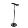 thumbnail image 3 of Microphone Décoration, Miniature Micro Mini Réplique Modèle Réglable pour la Décoration de la Maison Noir, 3 of 8