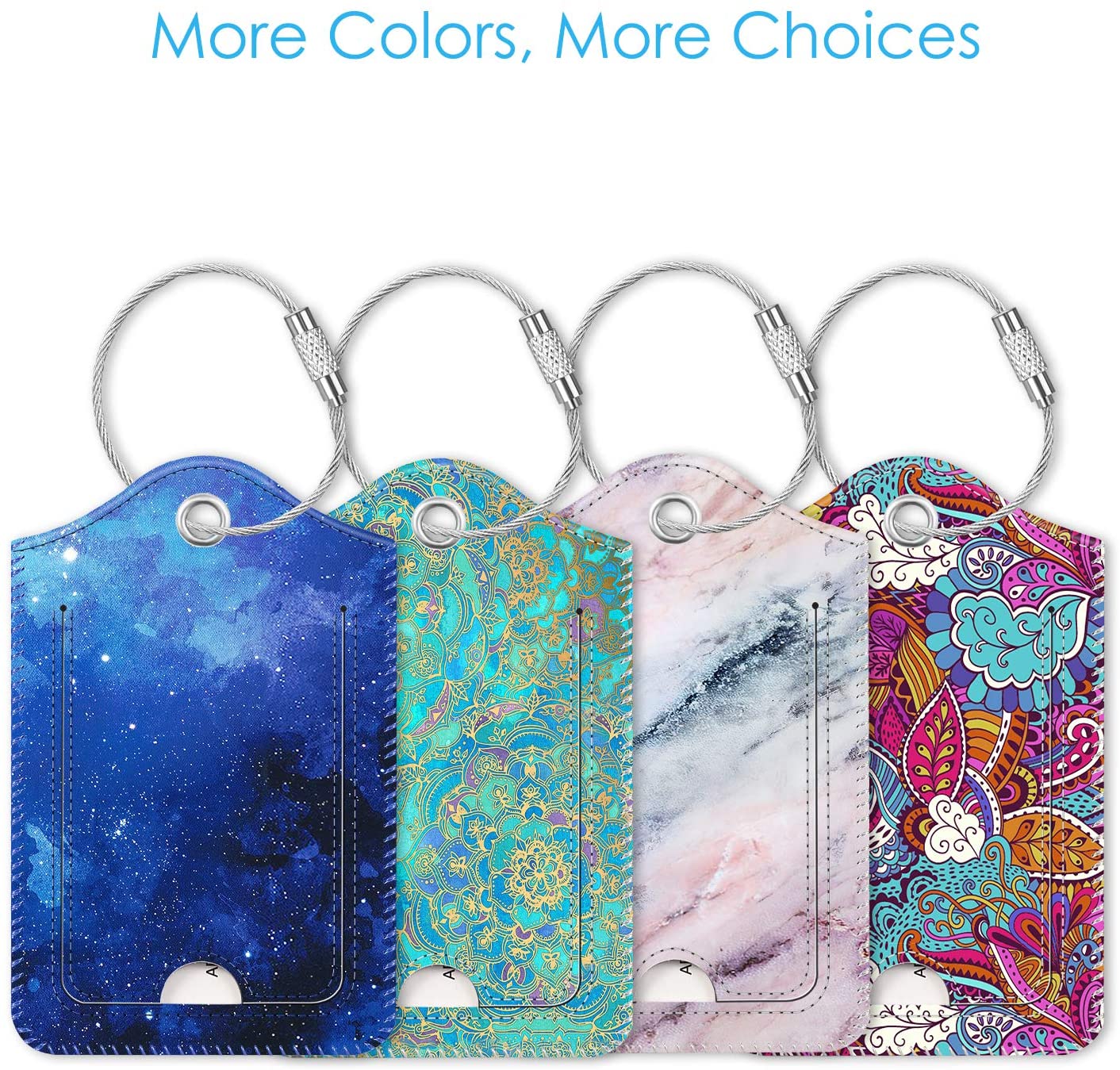 Fintie 2-Pack Luggage Tags with Privacy Cover photo 5