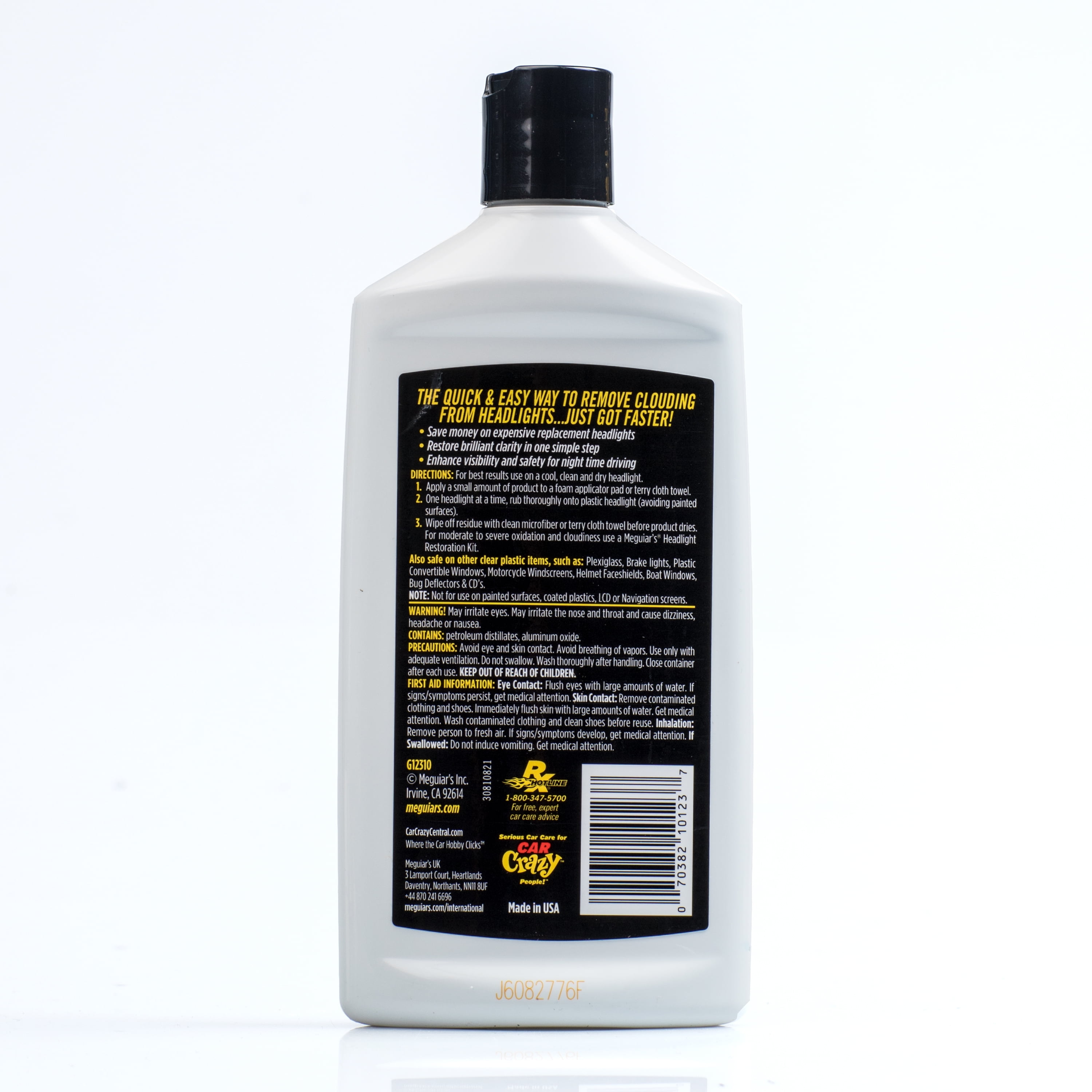 Meguiar S G12310 Plastx Clear Plastic Cleaner Polish 10 Oz Meguiar S G12310 Plastx Clear Plastic Cleaner Polish 10 Oz Com
