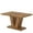 Brown, variant on Spaco 47" Dining Table, Farmhouse Wooden Kitchen Dinner Table with Duty Pedestal, Dining Table for Indoor as Living Room, Kitchen, Brown