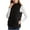 56#Black, variant on Heated Vest for Women, Women's Solid Color Electric Heating Warm Electric Heating Sleeveless Jacket Stand-up Collar Tank Top