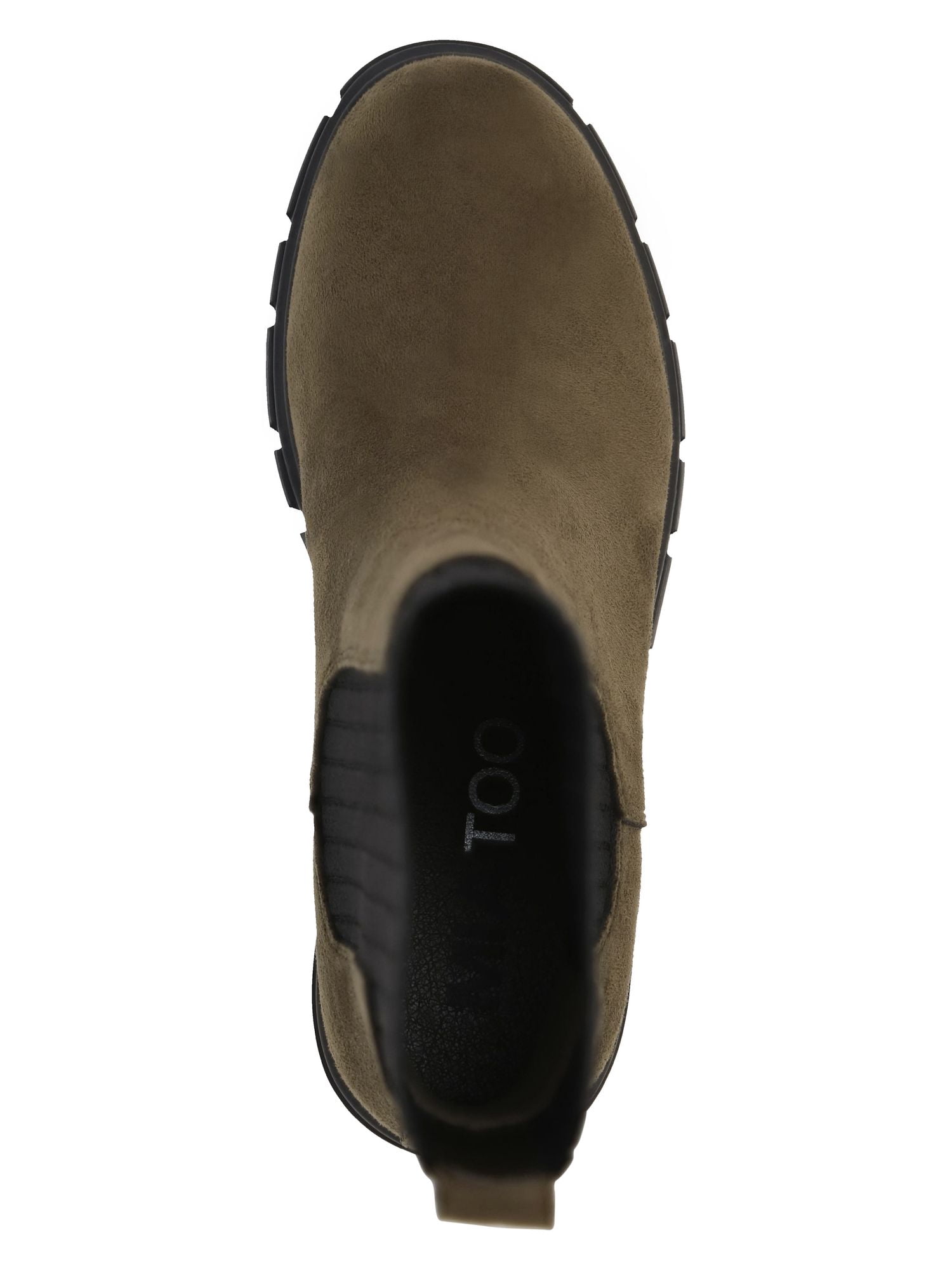 MIA Too Women's Isabeau Knit Gore Lug Sole Chelsea Boot