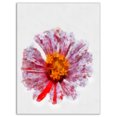 thumbnail image 2 of Grande Peinture de Fleurs Rouges et Jaunes - Grande Oeuvre Florale sur Toile, 2 of 3
