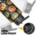 thumbnail image 4 of Halloween Seasonal Cobweb Pumpkin 32oz Water Bottle with Flip Straw Lid Ghost Skull Witch Skeleton Stainless Steel Insulated Mug Holiday Gift for Adults Teens Women Men, 4 of 4