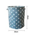 thumbnail image 2 of Foldable Laundry Basket,waterproof,round Household Laundry Box, 2 of 2