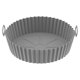 thumbnail image 3 of Ollas de silicona para freidora de aire, forro de silicona reutilizable para freidora, cesta resistente a altas temperaturas, revestimiento de silicona de grado alimenticio, 3 of 8