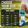 thumbnail image 5 of Vizari Malaga Shin Guards with Ankle Protection for Kids, Youth, and Adults | Lightweight Soccer Pads for Boys and Girls Ages 3+ - SKY/YELLOW, S, 5 of 7