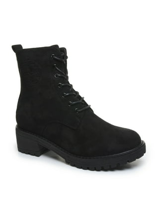 Womens black boots on sale walmart