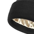 thumbnail image 2 of Gorro de invierno para hombre, elegante, suave, , informal, ligero, gorro de punto de otoño para , pesca al aire libre, senderismo, Negro Yinane Gorro de invierno, 2 of 8