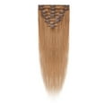 thumbnail image 3 of MY-LADY Blonde Clip in 100% Remy Human Hair Extensions 8Pcs Full Head Weft Highligh Hairpiece Long Straight #27 Dark Blonde 18inch, 3 of 10