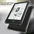 thumbnail image 2 of Dteck Clear Case for Kindle Paperwhite 6.8" (11th Generation 2021 Release) - Slim Thin Case Lightweight Protector Durable Silicone Protective E-Reader Cover Case Clear,Clear, 2 of 9