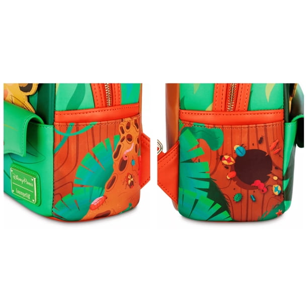 disney mini backpack lion king Loungefly Bags | Character Aop Loungefly | Color: Black/Orange | Size: Os Pumba Rafiki Loungefly Disney Lion King Triple
