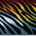 thumbnail image 4 of Allstar Woven Quality Frieze. Burst of Colors. Contemporary. Modern. Animal Print Area Rug (7' 10" x 10'), 4 of 7