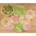 Reusable Plastic Bowl Covers, Set of 24