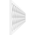 thumbnail image 3 of Ekena Millwork 46 1/4"W x 6"H x 3/8"T Manchester Fretwork Moulding, Architectural Grade PVC, 3 of 13