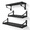 Black-Large, variant on Carbonized Black Medium Solid Wood Floating Wall Shelves Set of 3