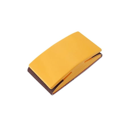 

1111Fourone 5 Inch Sanding Disc Holder Sandpaper Backing Polishing Pad Hand Grinding Block Round
