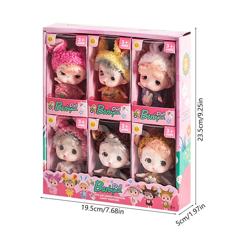 【美品多数‼︎】BABY DOLL☆120サイズ☆34点セット☆まとめ売り 6pcs Mini Baby Dolls with Accessories Clothes,Cute Baby Doll Set