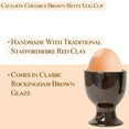 thumbnail image 2 of Cauldon Ceramics Brown Betty Egg Cup Made in England (Pack of 4), 2 of 5