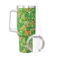 thumbnail image 2 of Rateoe St Patrick's Day6 Printed 40OZ Ice Bully With Handle - Stainless Steel Travel Cup Portable for Hot & Cold Drinks, Travel, Gym, Home, and Outdoor Activities, 2 of 8