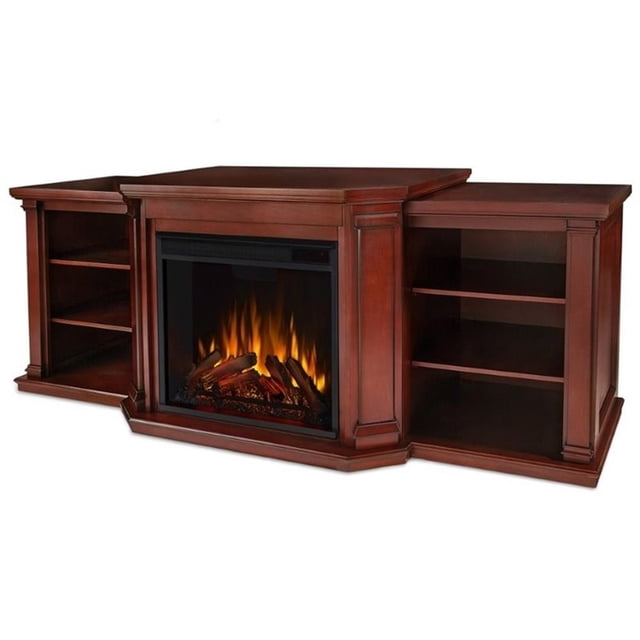 Real Flame Canada Valmont Entertainment Center Electric Fireplace - Mahogany