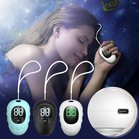 Xihbxyly Dispositivo de Relajación para Dormir, Masajeador de Mano para Aliviar El Estrés, Modos de Sueño y Vigorización Ajustables, Diseño Portátil para El Hogar, La Oficina, Viajes, Ideal para Rega