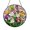 Acrylic 3.5 Inch, variant on Floral Tulip Stained Glass Suncatcher Window Decor, Bright Spring Tulip Flowers Glass Panel Art, Garden Floral Window Decoration, Colorful Tulip Sun Catcher Ornament for Living Room Window