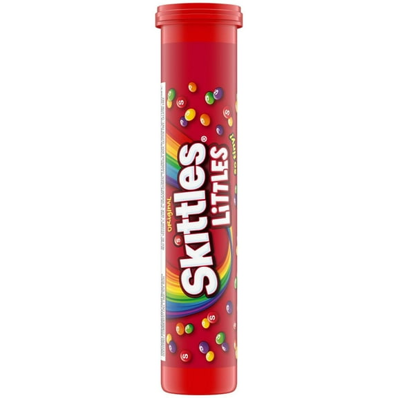 Skittle Littles Mini Candy Share Size Mega Tube - 1.9oz - Pack of 2