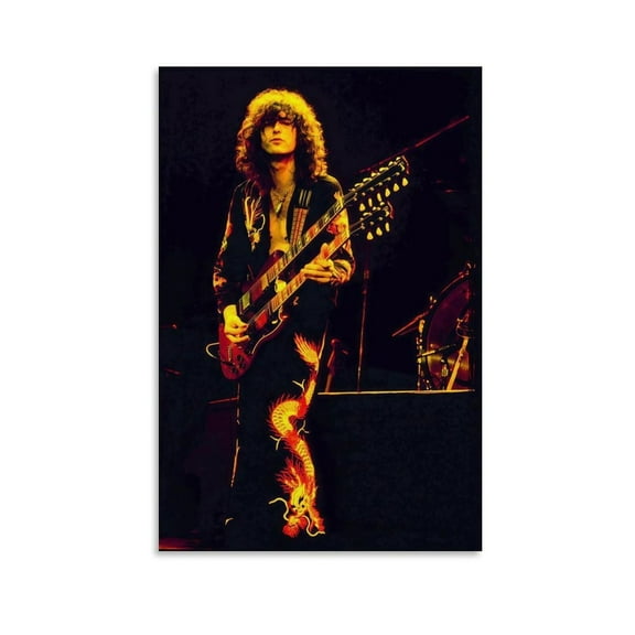 Jimmy Page Canvas Poster Bedroom Decor Office Decor Gifts