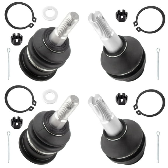 BOXI (set of 4) Front Upper and Lower Ball Joints Fit for Dodge Ram 1500 2006 2007 2008 (Except Extended Crew Cab) | Replace K80628 K7411