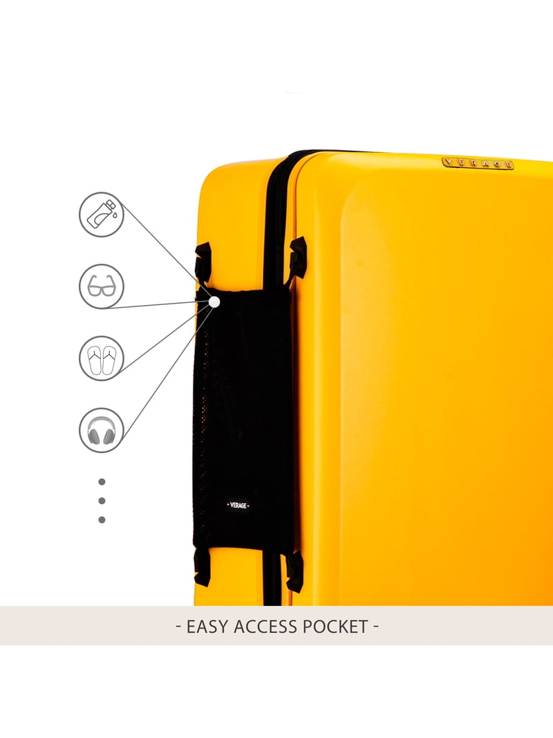 VERAGE Freeland Carry On Luggage with X-Large Spinner Wheels