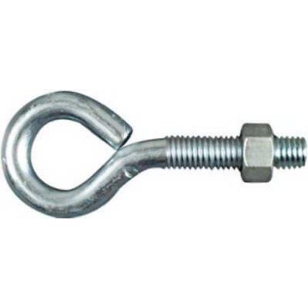 10PC 1/2" x 4" Zinc Eye Bolt 300 LB Load Capacity Bulk