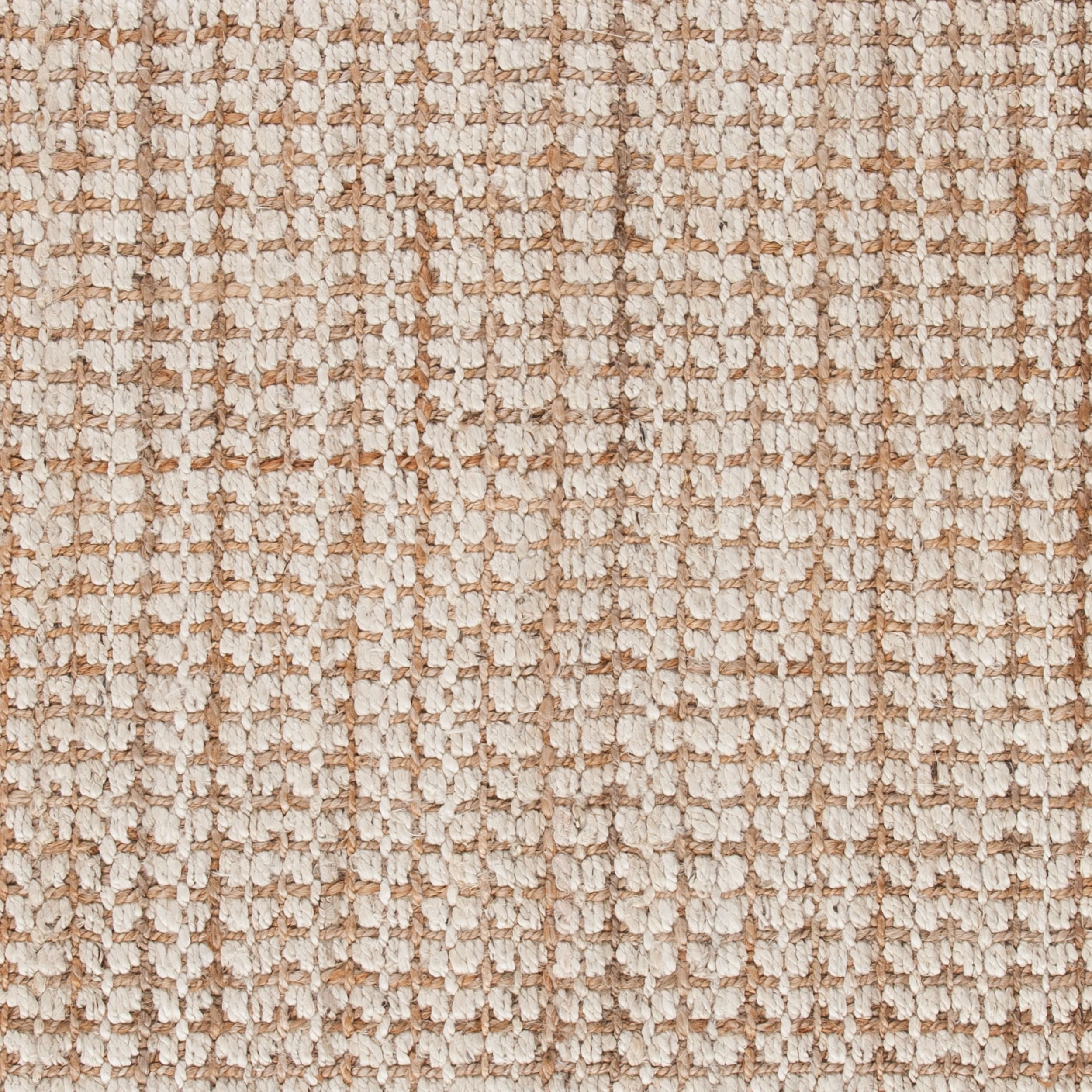 SAFAVIEH Natural Fiber Aletha Solid Jute Area Rug, Ivory/Light Brown, 5' x 8'