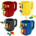 thumbnail image 2 of CBD DIY Building Block Cup Lego Puzzle Mug Coffee Cup White, 2 of 3