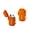 Orange, variant on Dual Arc Plasma Electric Rechargeable Flameless Lighter Waterproof Windproof (2-packs)