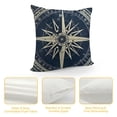 thumbnail image 4 of YINGXI Ocean Theme Blue Pillow Covers,with /// Pattern Coastal Sailing Cushion Covers Nautical Beach Decorative Pillowcases for Sofa/Couch 22x22in, 4 of 5